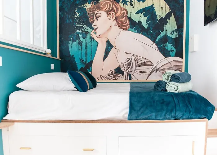 Blue Cocoon - Hyper Centre - Plage A Pied - Wifi ביאריץ