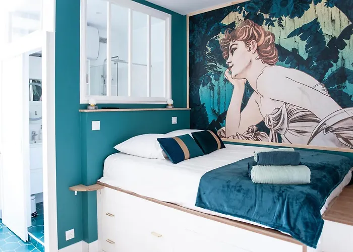 Apartment Blue Cocoon : Hypercentre, Plages, Wifi